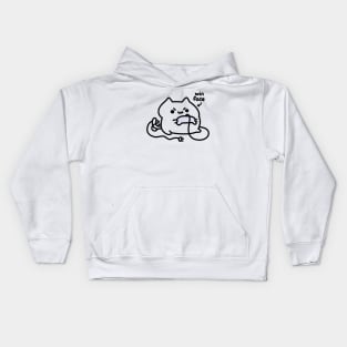 Win Face Cat Kids Hoodie